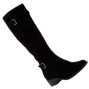 Cole Haan Putnam black suede waterproof boot nwt 8